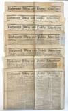 SEVEN ISSUES OF THE RICHMOND WHIG AND PUBLIC ADVERTISER, 1862 - 1863