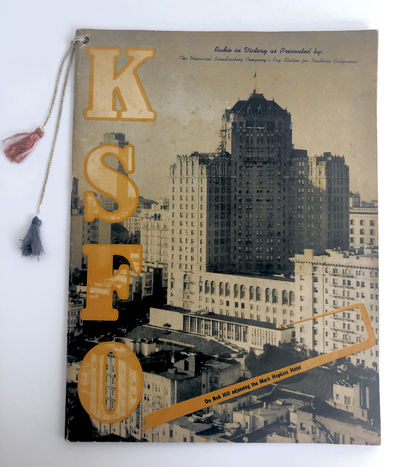 KSFO RADIO IN VICTORY 560 AM San Francisco 1946 Illustrated BROADCASTING PROMO EPHEMERA Universal Broadcasting Company