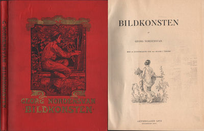BILDKONSTEN. Med 24 konstbilagor och 394 bilder i…