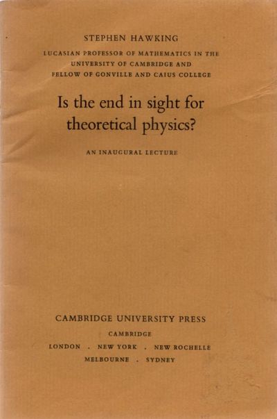 Is the end in sight for theoretical physics?  An…