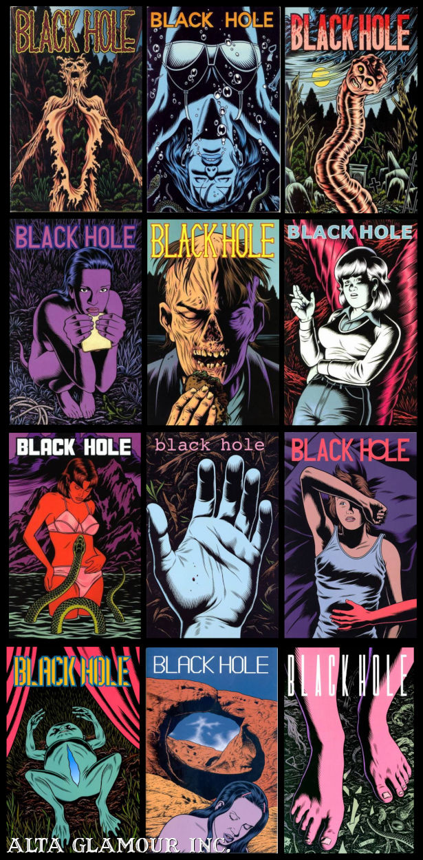 BLACK HOLE [Complete twelve-issue run] by Burns, Charles