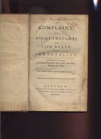 image of THE COMPLAINT: OR NIGHT THOUGHTS