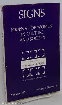 cover of Signs: journal of women in culture and society; vol. 9, #1, Autumn 1983: Special Section; Women and Religion