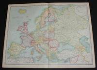 image of Map of Europe from 1920 Times Atlas (Plate 10 "Europe - Political")