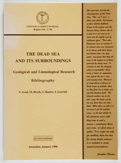 The Dead Sea and Its Surroundings: Geological and Limnological Research : Bibliography