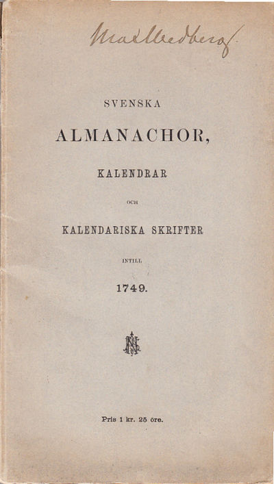 Svenska almanachor, kalendrar och kalendariska…