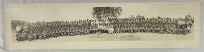 [Original Panoramic Photograph Picturing the Members of Civilian Conservation Corps Company 303 at Camp in Pennsylvania]