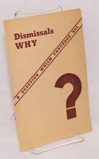 Dismissals why? A question which concerns all ... Mass meeting in Stuyvesant High School