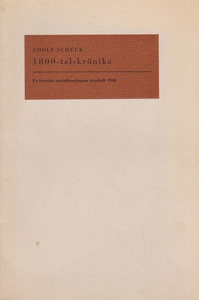 1800-talskrönika. Särtryck ur Svenska…