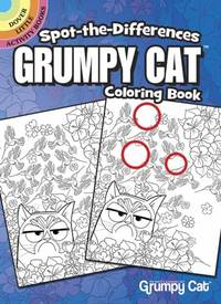 Spot-the-Differences Grumpy Cat Coloring Book (Little Activity Books)