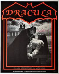 DRACULA (Publisher&#039;s Promotional Poster) by Stoker, Bram; Illustrated by Greg Hildebrandt - 1985