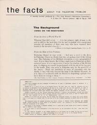 image of Facts About the Palestine Problem