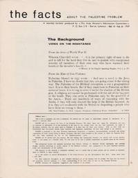 Facts About the Palestine Problem de Arab Women's Information Committee - 1969