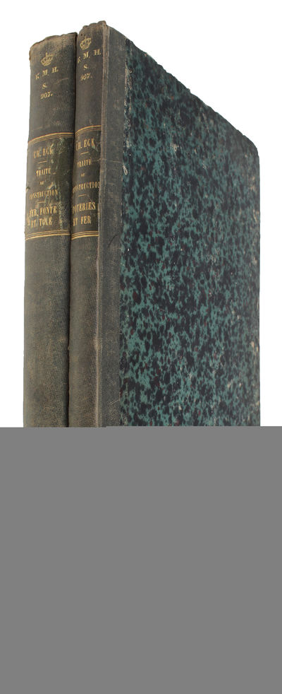 Application Générale du Fer, de la Fonte, de la Tôle et des Poteries dans les Constructions Civiles, Industrielles et Militaires, dans celles des Ponts Fixes ou Suspendus, des Chemin de Fer, des Ecluses et Digues a la Mer, etc. etc. 2 vols. (Vol. 1... (photo 2)