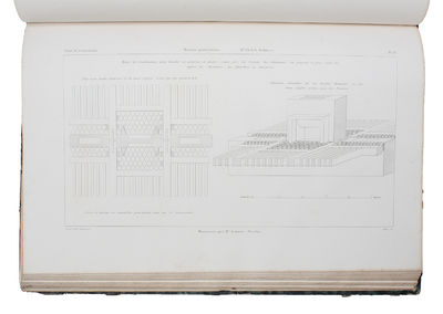 Application Générale du Fer, de la Fonte, de la Tôle et des Poteries dans les Constructions Civiles, Industrielles et Militaires, dans celles des Ponts Fixes ou Suspendus, des Chemin de Fer, des Ecluses et Digues a la Mer, etc. etc. 2 vols. (Vol. 1... (photo 3)