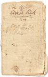 [Manuscript] "Potash" Receipt Day Book from Pepperell, Massachusetts, 1764-66