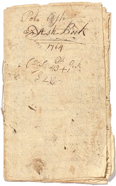 [Manuscript] "Potash" Receipt Day Book from Pepperell, Massachusetts, 1764-66