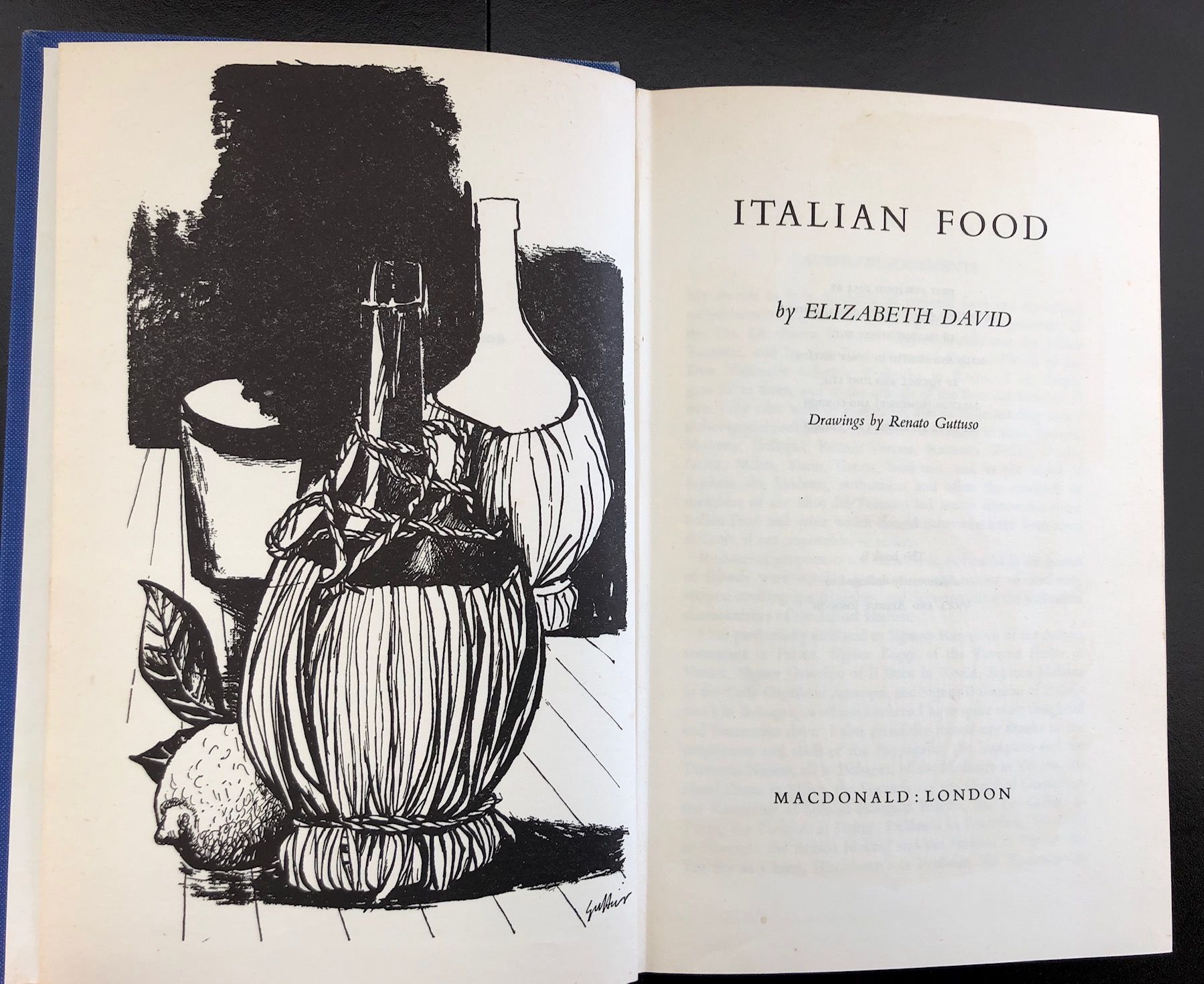 Italian Food : With Illustrations By Renato Guttuso by David