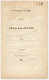 Edward Bates Against Thomas H Benton. St Louis, 1828