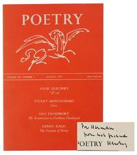 Poetry Volume 110 Number 5 August 1967 (Signed First Edition)