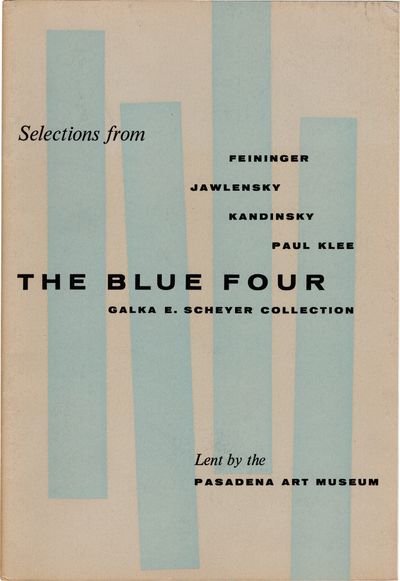 Selections from The Blue Four: Galka E. Scheyer Collection (First Edition)