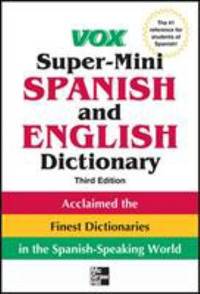 image of Vox Super-Mini Spanish and English Dictionary, 3rd Edition