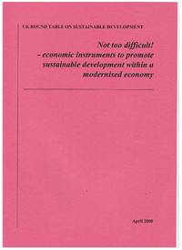 Not to difficult: economic instruments to promote sustainable development within a modernised economy