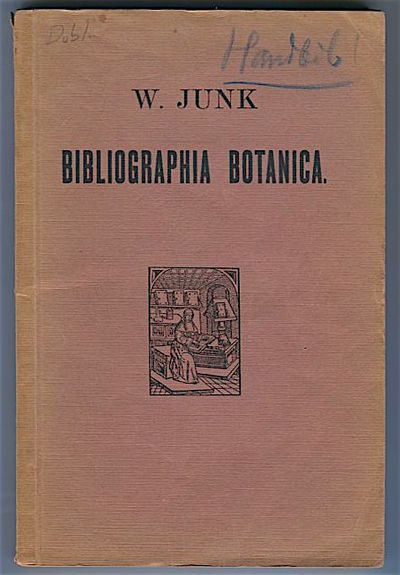 Bibliographia botanica. W. Junk. Verlag und…