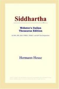 image of Siddhartha (Webster's Italian Thesaurus Edition)