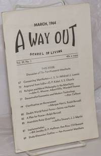 cover of A Way Out: March 1964, vol. 20, no. 3