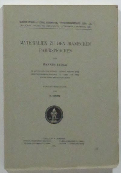 Materialien zu den iranischen Pamirsprachen. Im…