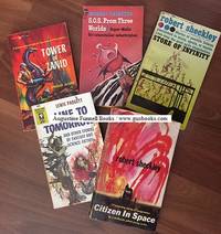 An AFB 5-book sf multi-pack: Tower of Zanid, S.O.S. From Three Worlds, Line to Tomorrow, Store of Infinity, Citizen in Space by deCamp, L. Sprague, Murray Leinster, Lewis Padgett, Robert Sheckley - 0