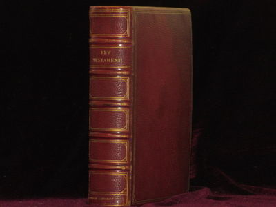 THE NEW TESTAMENT OF OUR LORD AND SAVIOUR JESUS CHRIST. With Engravings on Wood from Designs of Fra Angelico, Pietro Perugino, Francesco Francia, Lorenzo Di Credi, Fra Bartolommeo, Titian, Raphael, Gaudenzio Ferrari, Daniel Di Volterra, and Others