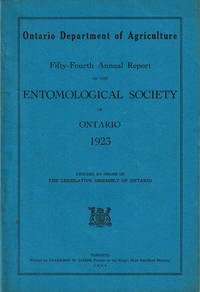 FIFTY-FOURTH ANNUAL REPORT OF THE ENTOMOLOGICAL SOCIETY OF ONTARIO 1923.