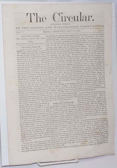 The Circular: Published Weekly by the Oneida and Wallingford Communities; Vol. 5, No. 9, May 18, 1868