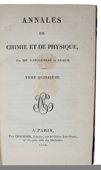 Mémoire présenté á l'Académie Royale des Sciences, le 2 octobre 1820, où se trouve compris le résumé de ce qui avait été lu á la même Académie les 18 et 25 septembre 1820, sur les effets des courans électriques. [AND] Suite du Mémoire sur l'Action m... (photo 4)