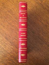 RELATIVITY. The special and the General Theory. A popular exposition. Translated by Robert W. Lawson. D.Sc by EINSTEIN. ALBERT - 1920