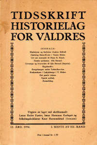 Tidsskrift historielag for Valdres. 12. årg. 1934