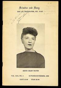 Scimitar and Song. Volume XXX, Number 4, October-November, 1968