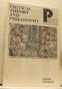 Critical Theory and Philosophy.
