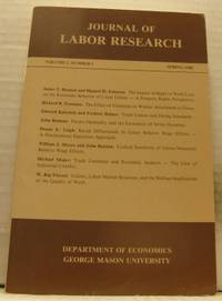 Journal of Labor Research Volume 1, Number 1.