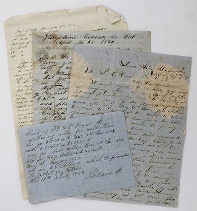 [Small Collection of Manuscript Letters from the California Gold Fields, Involving the Business of L.D. Davis]