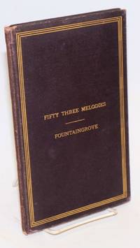 The joy bringer; fifty three melodies of the one-in-twain. February-March, MDCCCLXXXVI. A birth day gift from Fountaingrove by [Harris, Thomas Lake] - 1886