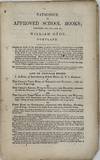 CATALOGUE OF APPROVED SCHOOL BOOKS; published and for sale by William Hyde. Portland