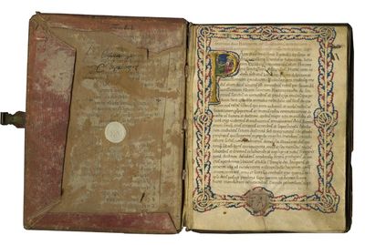 ILLUMINATED MEDIEVAL MANUSCRIPT IN LATIN ON PARCHMENT, Northern Italy, c. 1440-1470. 203 x 153 mm. 7...