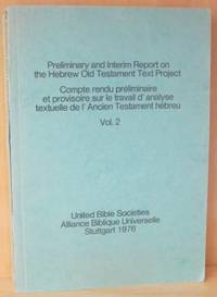 Preliminary and Interim Report on the Hebrew Old…