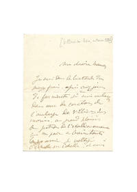 Superb immersive letter in the art of Toulouse-Lautrec, then in the process of decorating of the inn of Villiers-sur-Morin – The painter reveals his “plan” to go and kiss Louis Anquetin and Claude Monet in Normandy and then develops with poetry on his disillusionments and artistic consolations since the summer