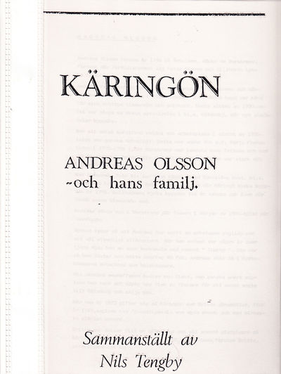 Käringön. Andreas Olsson - och hans familj.…