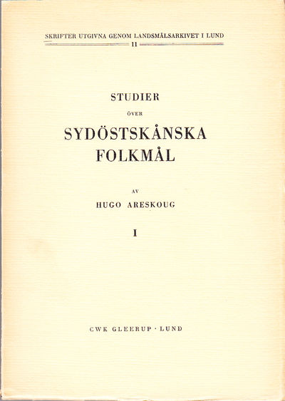 Studier över sydöstskånska folkmål. I. [Utg. av]…