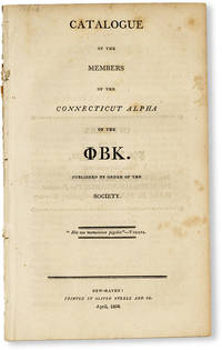 Catalogue of the Members of the Connecticut Alpha of the [Ph]BK